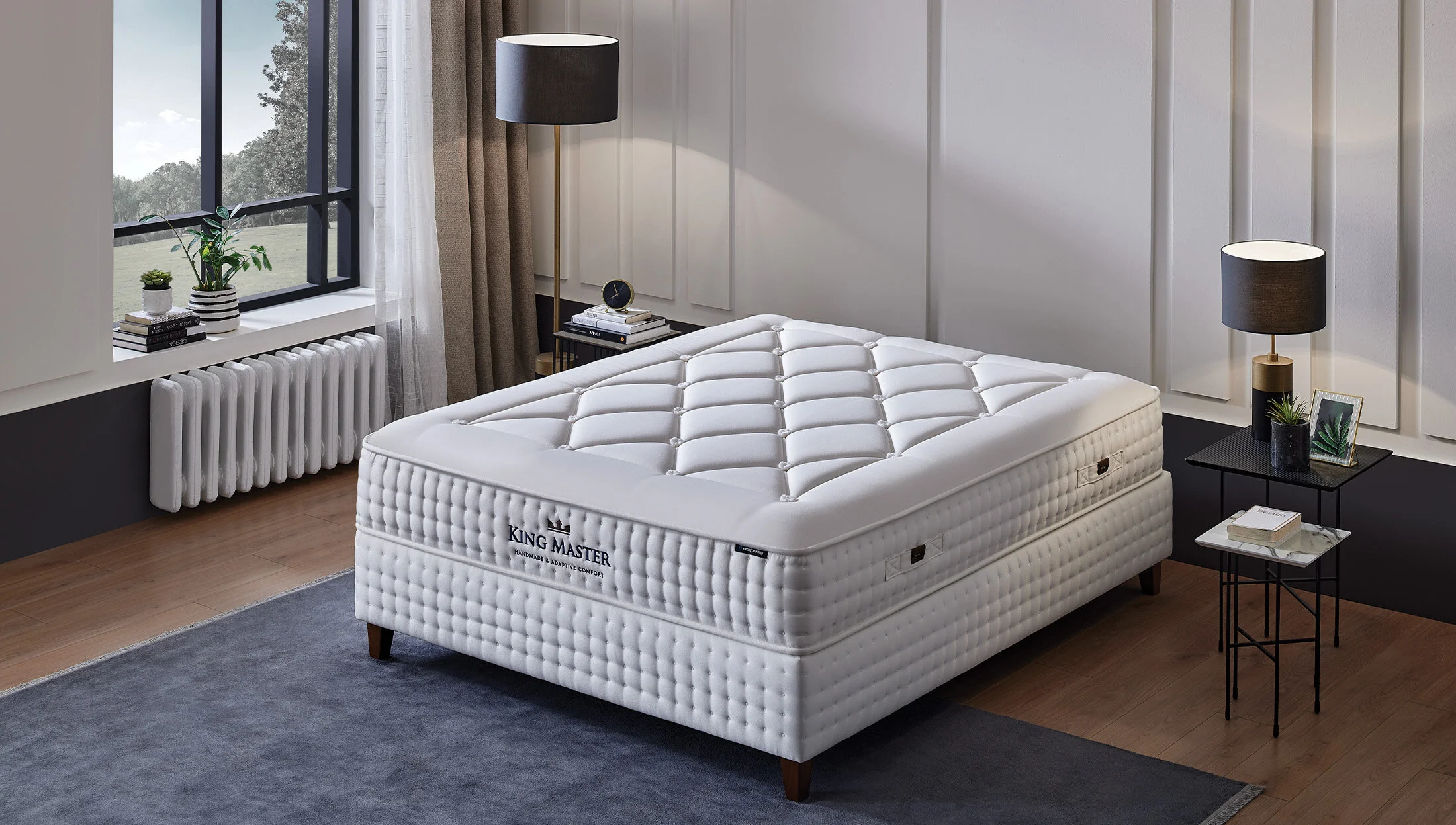 180x200 King Master Hand Made Pocket Spring Mattress - Image 2