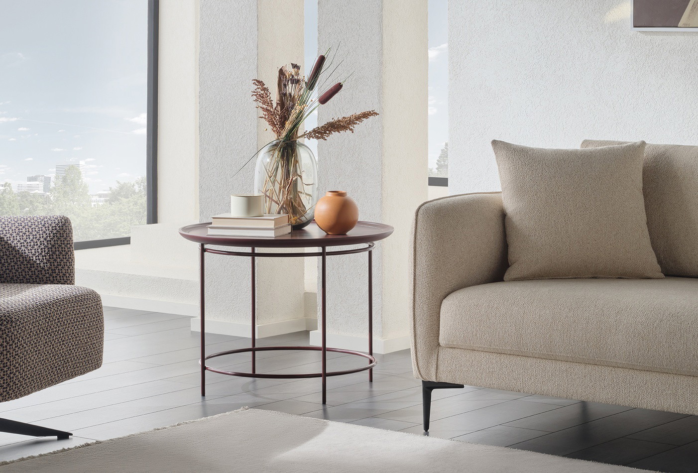 PARMA COFFEE TABLE - BURGUNDY.. - Image 2