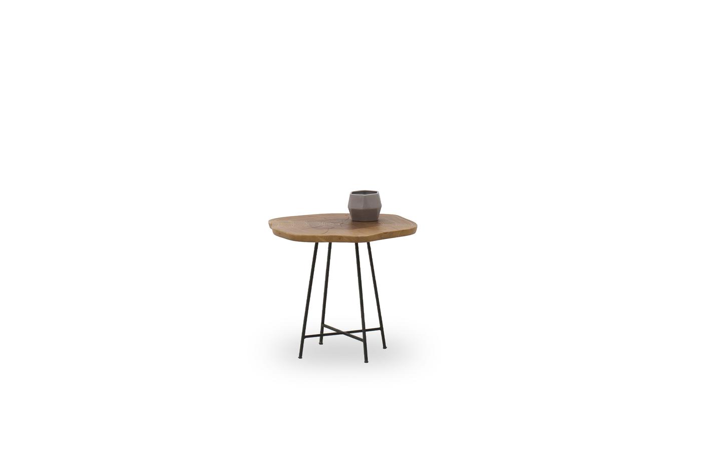 Woody Side Coffee Table Small Walnut - Image 2