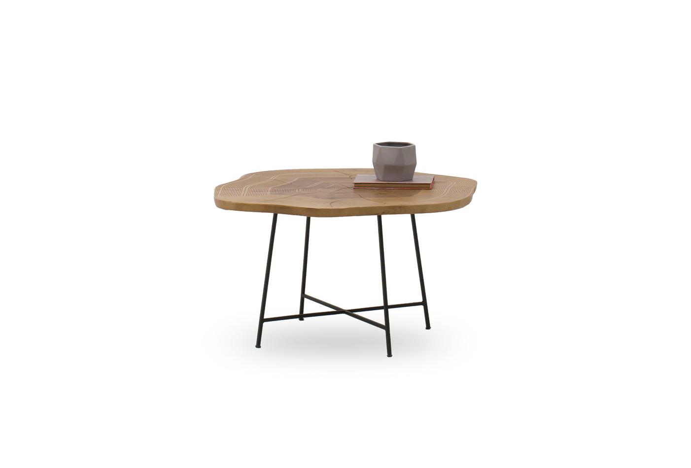 Woody Side Coffee Table Large Walnut - Image 2