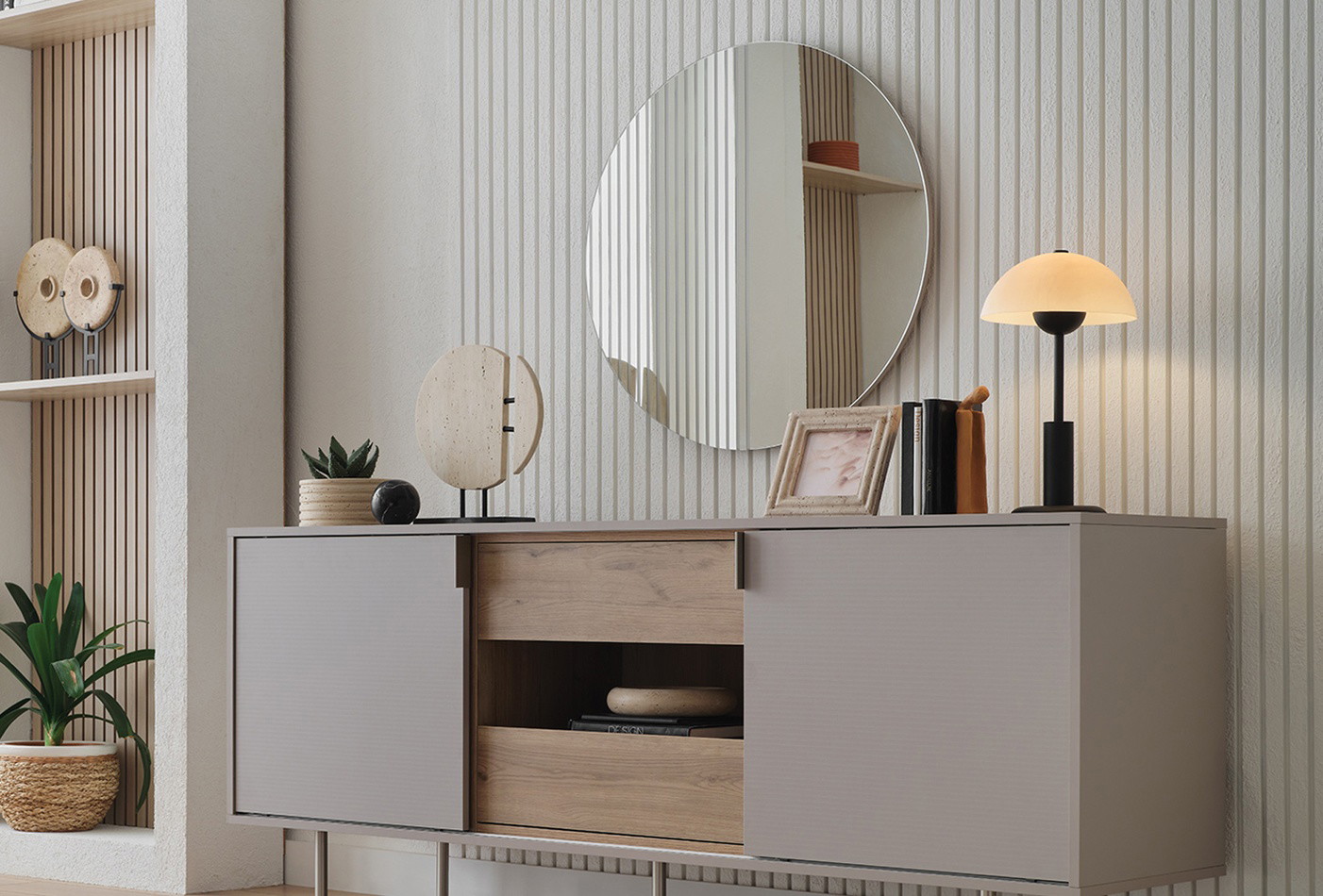 CANTE SIDEBOARD-CHEST OF DRAWERS MIRROR - Image 2