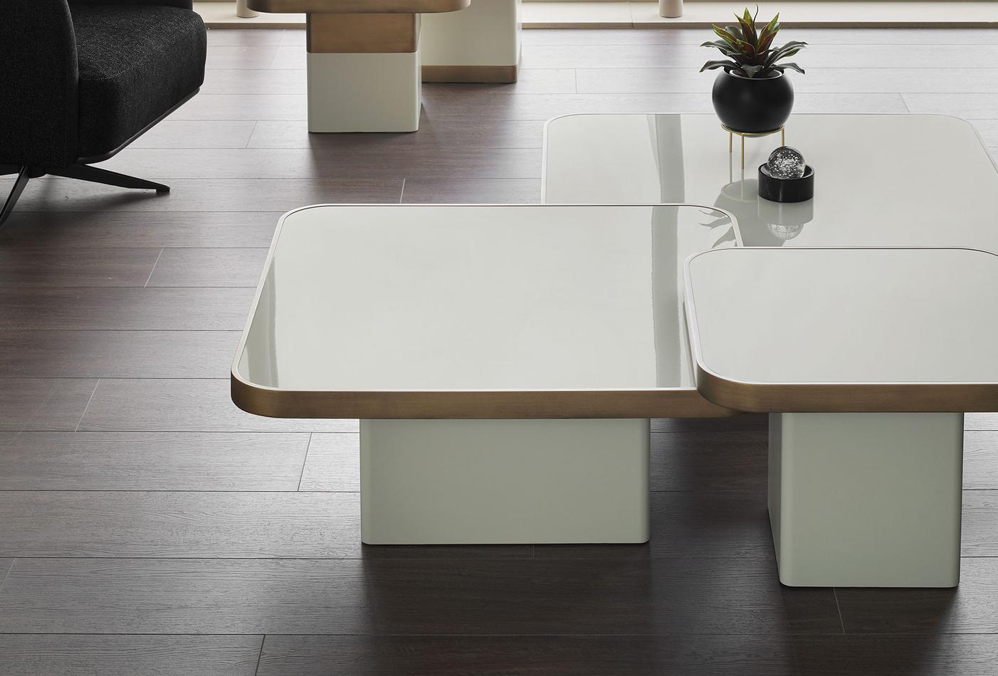 VALIO COFFEE TABLE OPENED GRAY (90X90 CM).. - Image 2