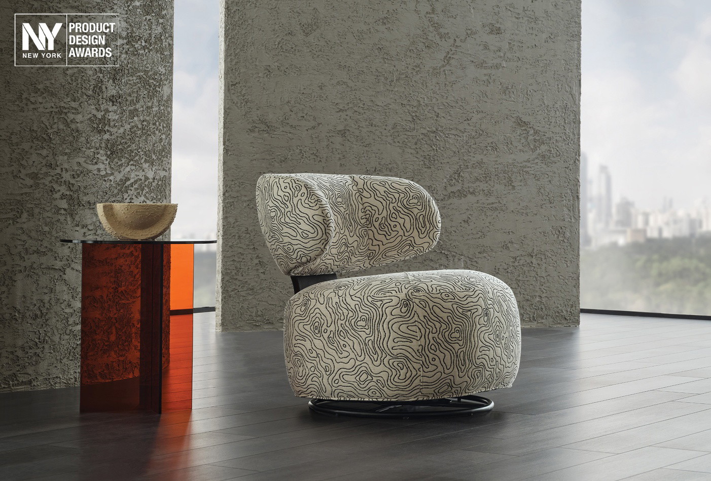 SOHO SWIVEL ARMCHAIR 2415 K1 GK:55601 WHITE AR:217 - Image 2