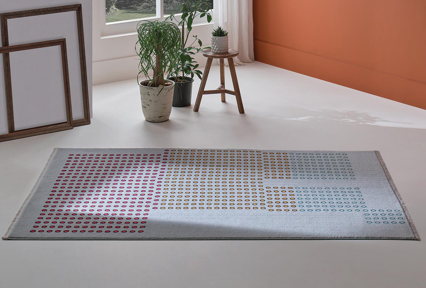 1.60x2.25 Talia Carpet Grey/Multicolor - Image 2