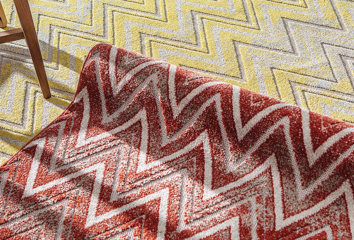 1,60x2,30 Pune Carpet-Red/Beige - Image 2