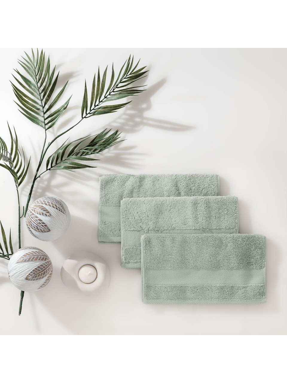Essentials Guest Towel - Nile Green (30x50 cm) - Image 2
