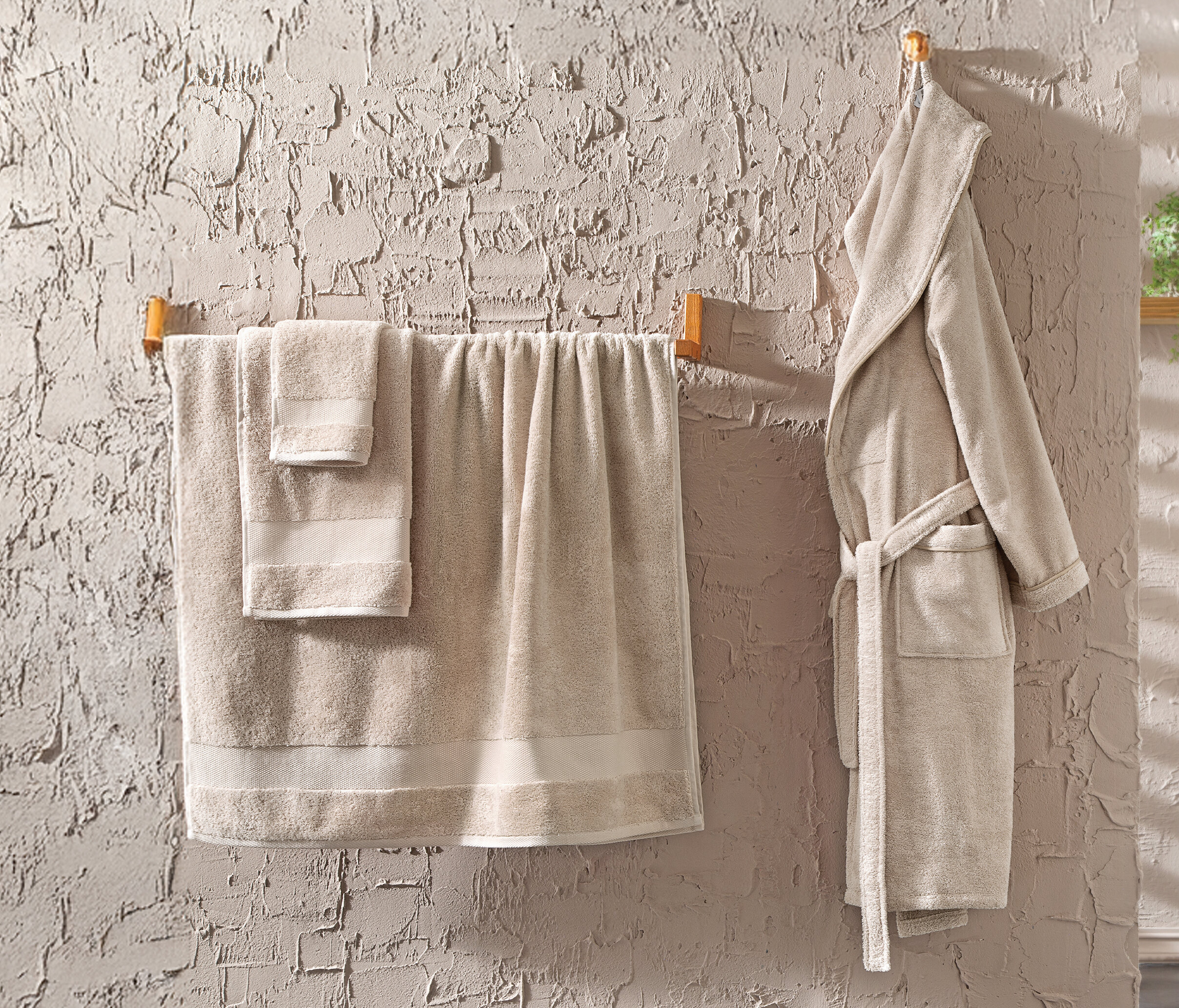 Essentials Bath Towel - Ecru (90x150 cm) - Image 2