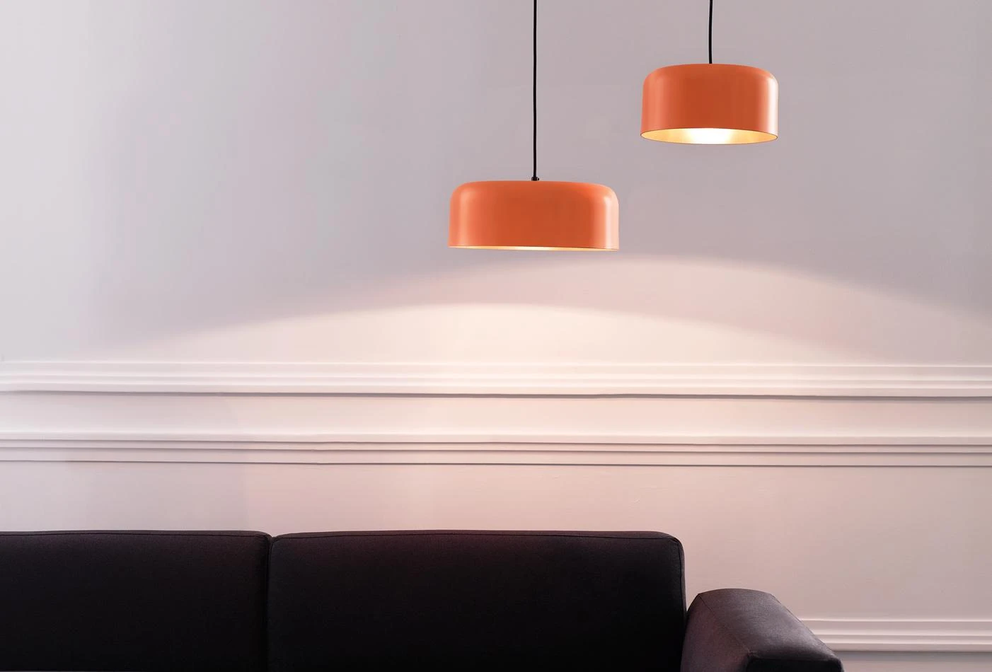 Gio Pendant Lamp Orange - 2 Light - Image 2