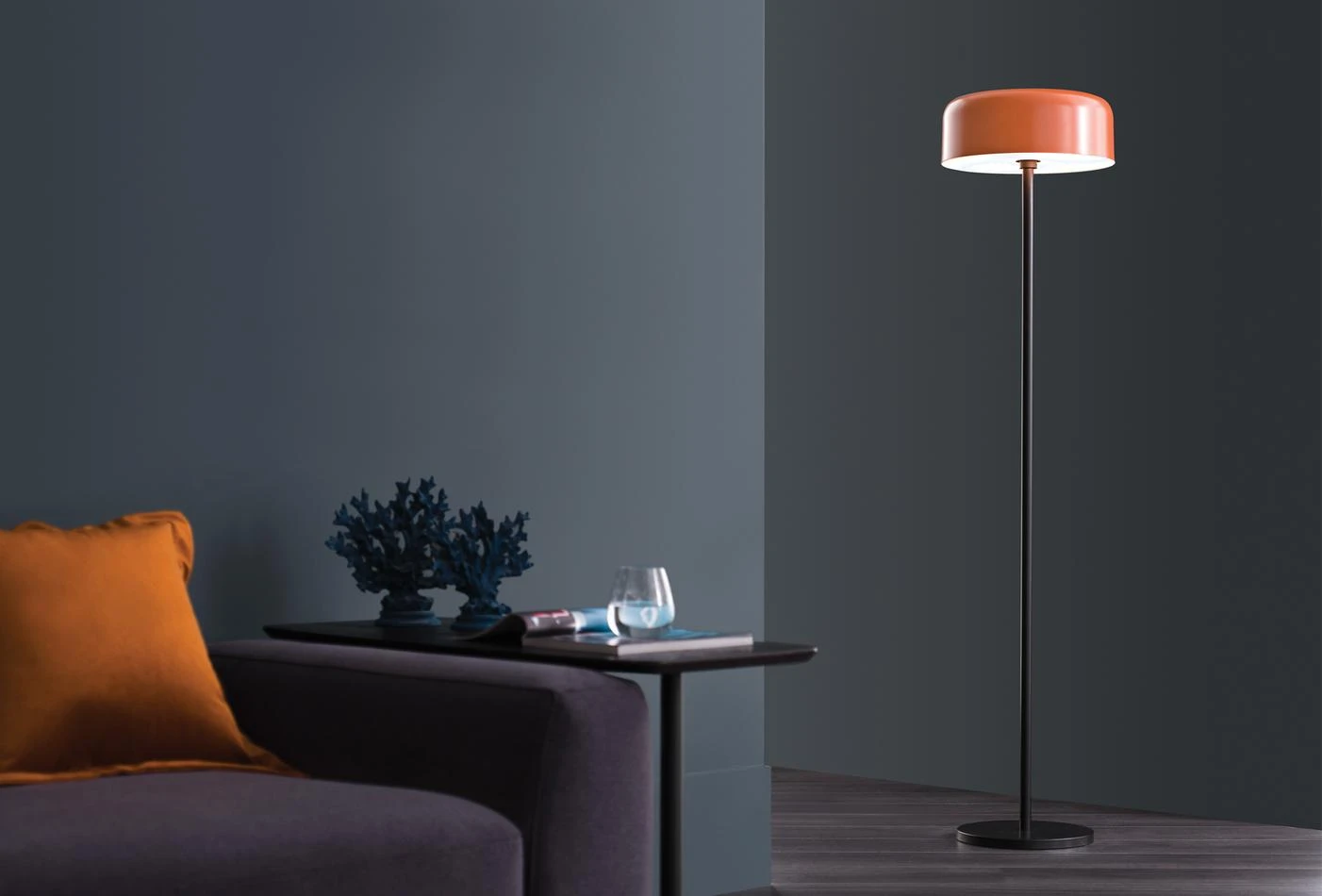 Gio Floor Lamp Orange (160cm) - Image 2