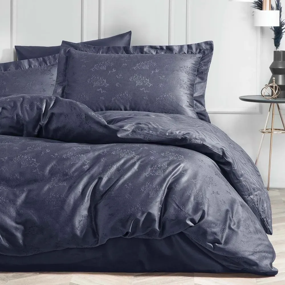 King Size Diana Sateen Duvet Cover Set - - Image 2