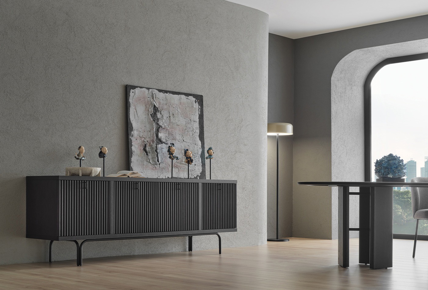 AUSTIN SIDEBOARD DARK OAK - Image 2