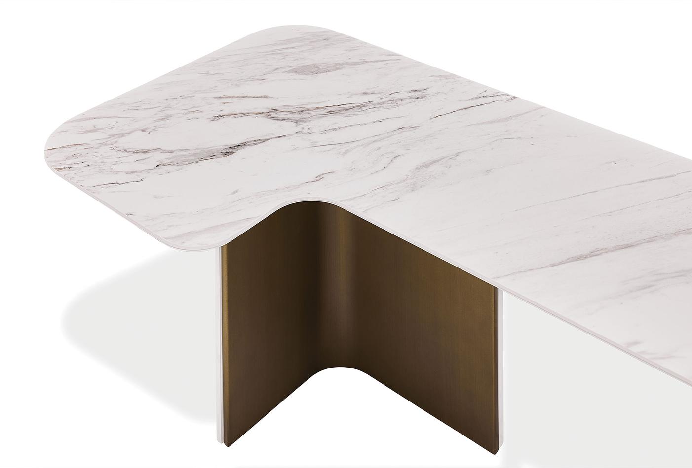DALLAS SOFA-BACK TABLE - CERAMIC SURFACE.. - Image 4