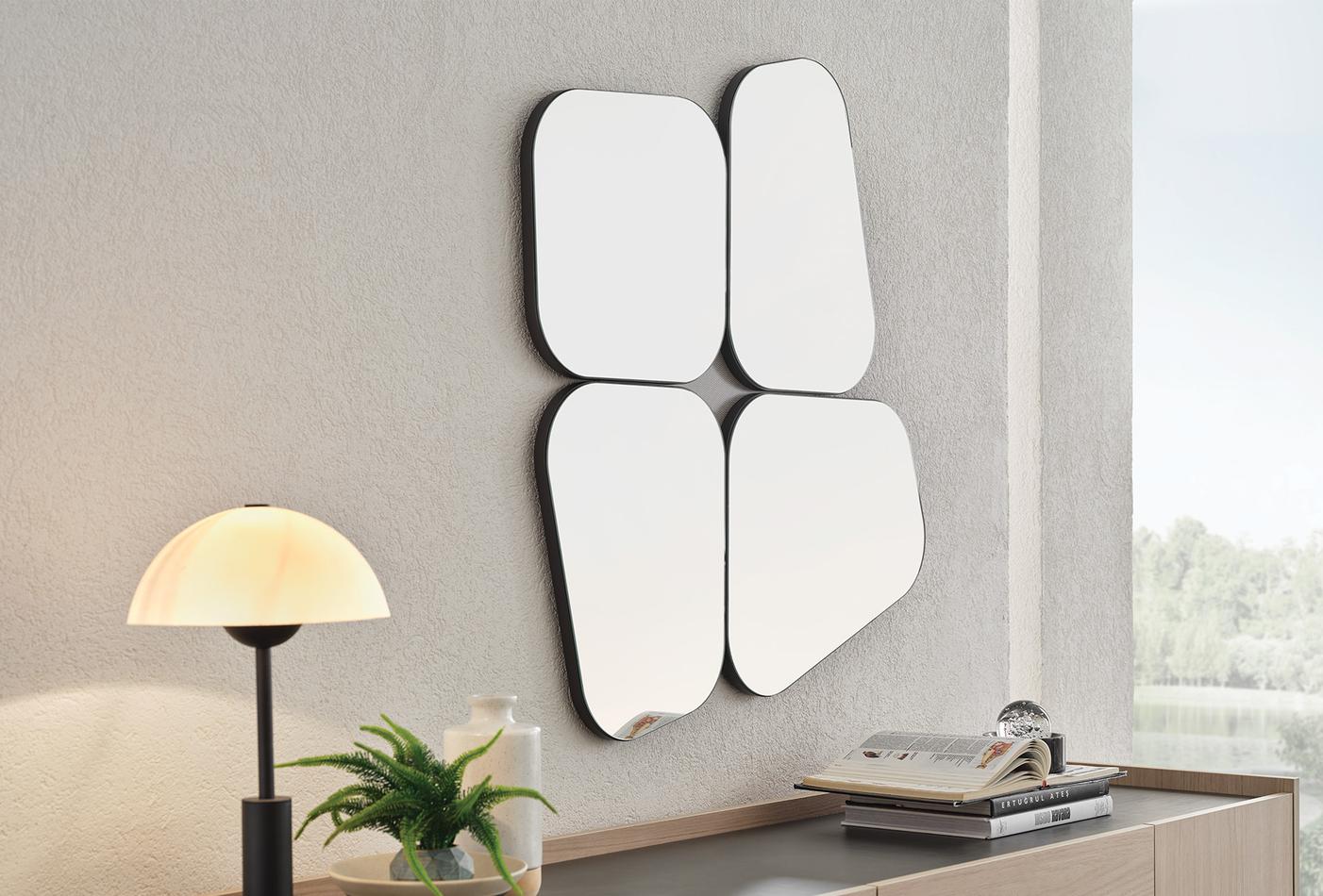 TERRA SIDEBOARD - CHEST OF DRAWERS MIRROR - AMORF FORM - SET OF 4.. - Image 4