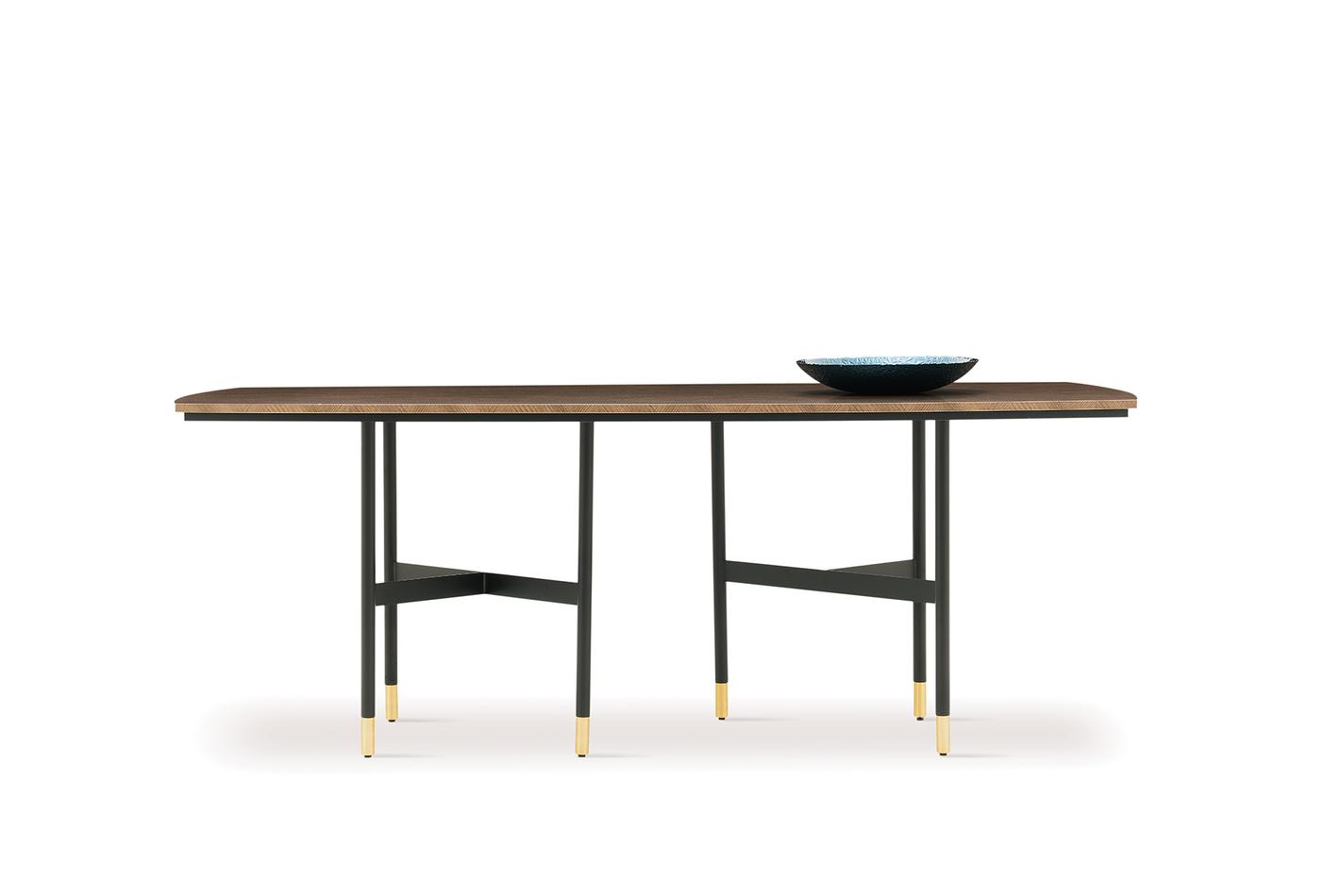 DORIAN NON-EXTENDABLE DINING TABLE 2050X1030 (METAL LEG) - Image 4