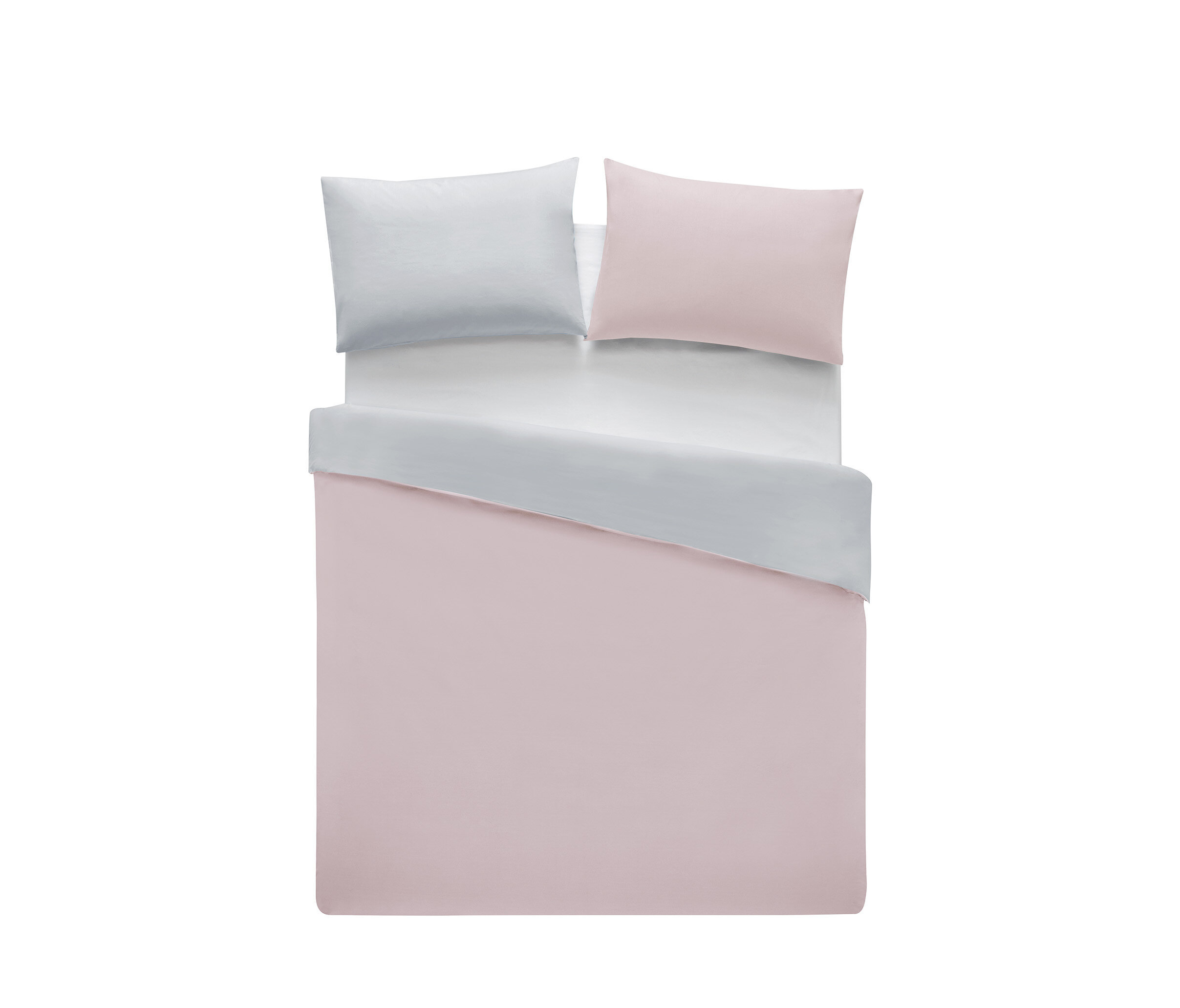 Queen Size Noah Rnf Duvet Cover Set (Powder-Dusty Rose) - Image 4