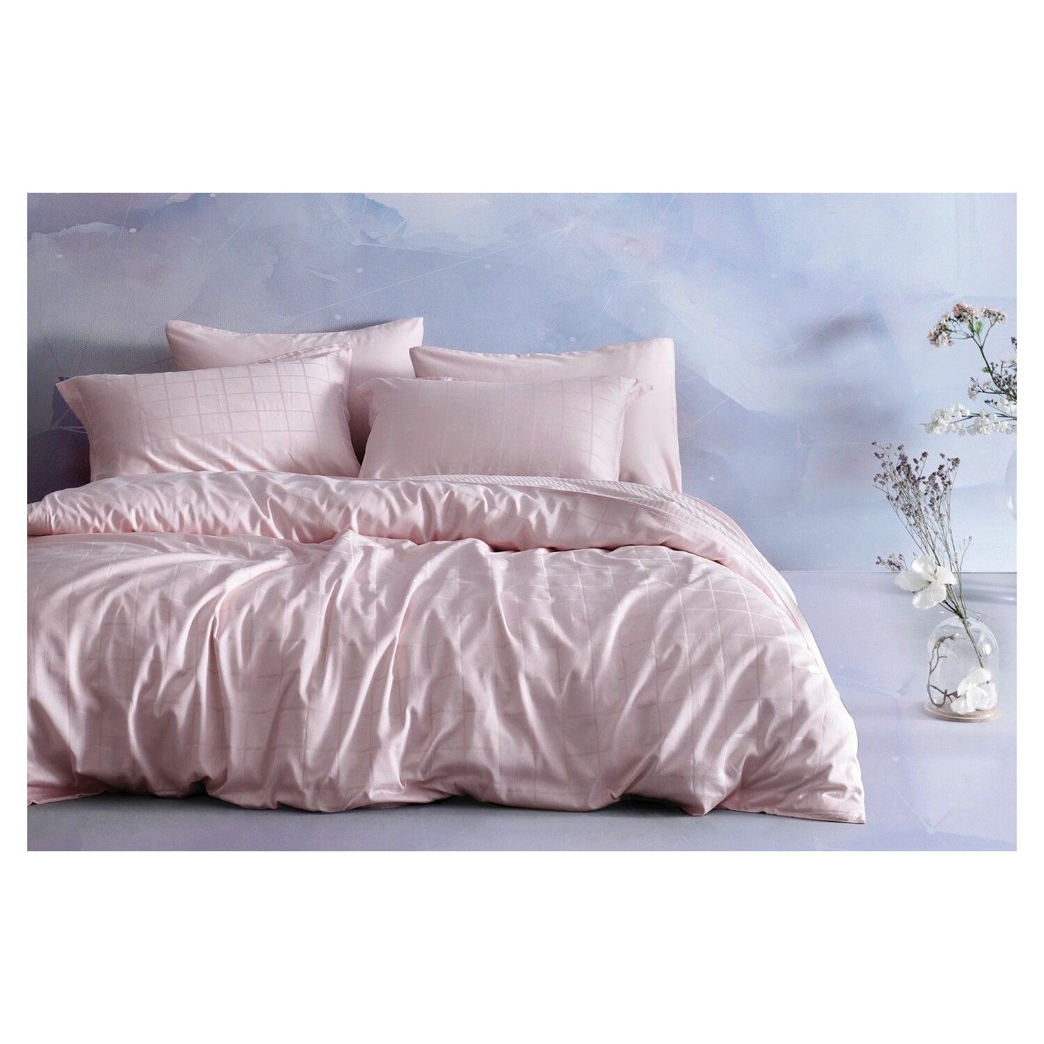 King Size Destra Duvet Cover Set - Powder - Image 4