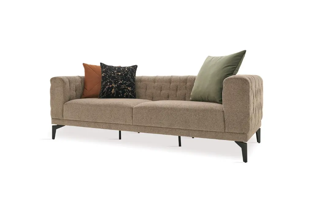 Dorian 3 Seater Sofa - 2039 - K1 - 12404 Taupe - AR:217 - Image 4