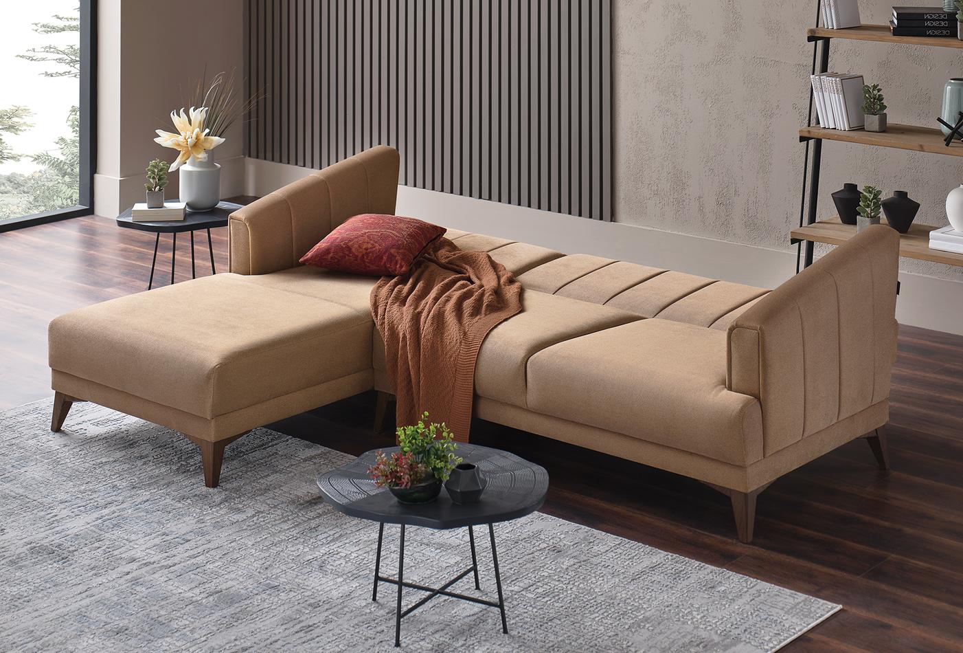 SONA CORNER SOFA BED LEFT - Image 4