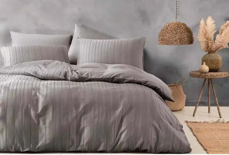 King Size Raso Stn Duvet Cover Set - - Image 2