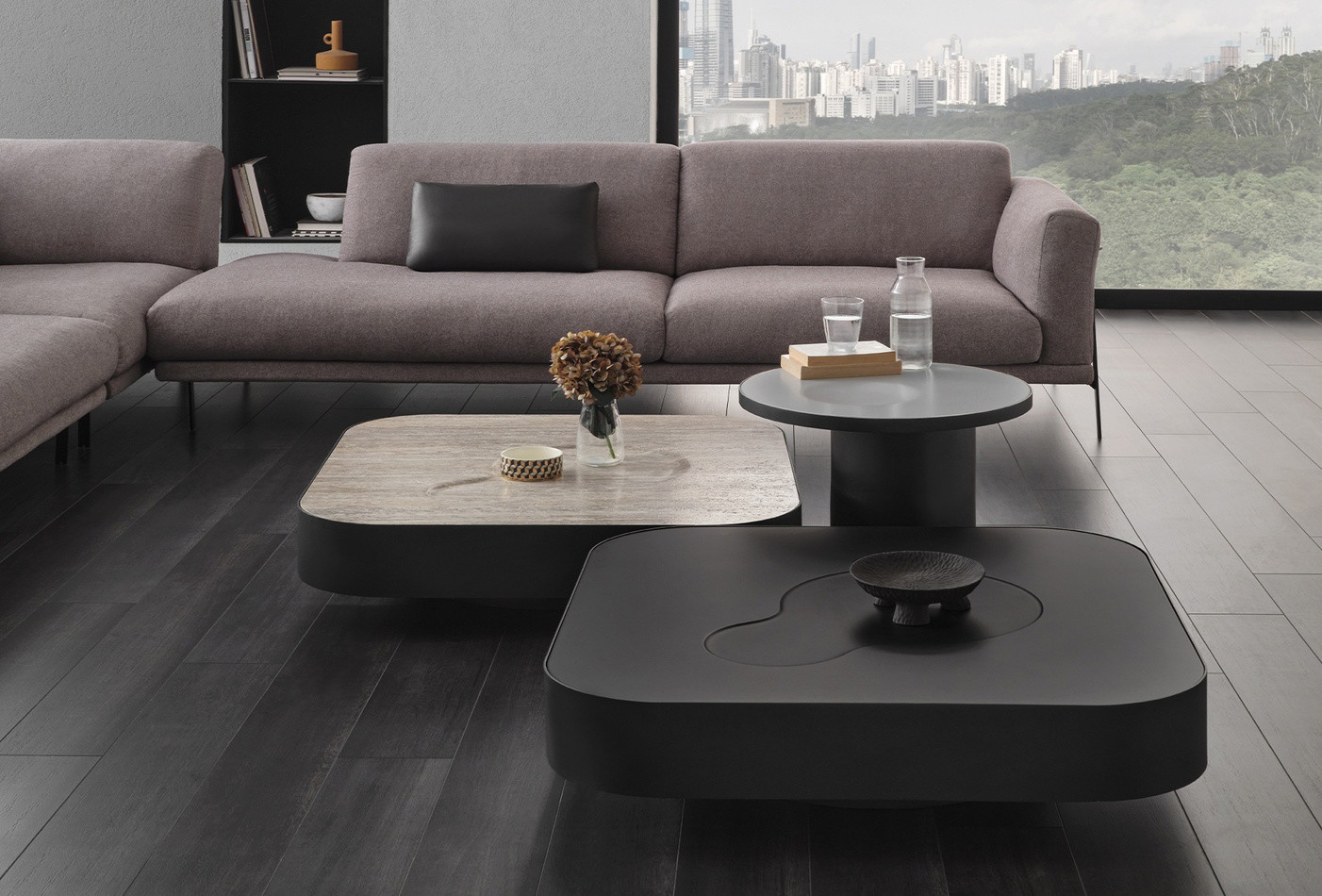 BLOCK COFFEE TABLE TRAVERTINE