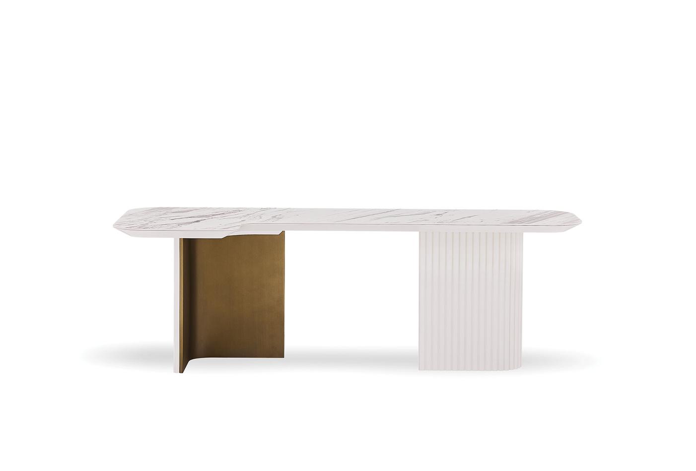 DALLAS SOFA-BACK TABLE - CERAMIC SURFACE..