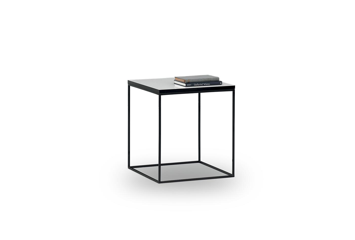 Crystal Side Coffee Table White Acrylic