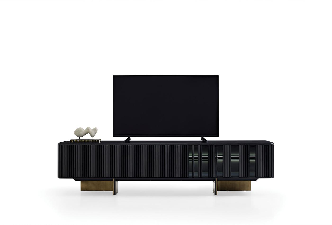 OSAKA TV STAND WITH LEG - MDF SURFACE..