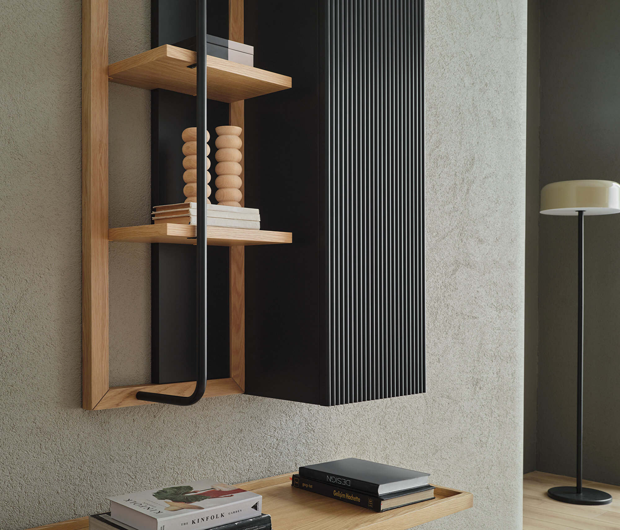 AUSTIN TV UNIT WALL UNIT WITH DOOR