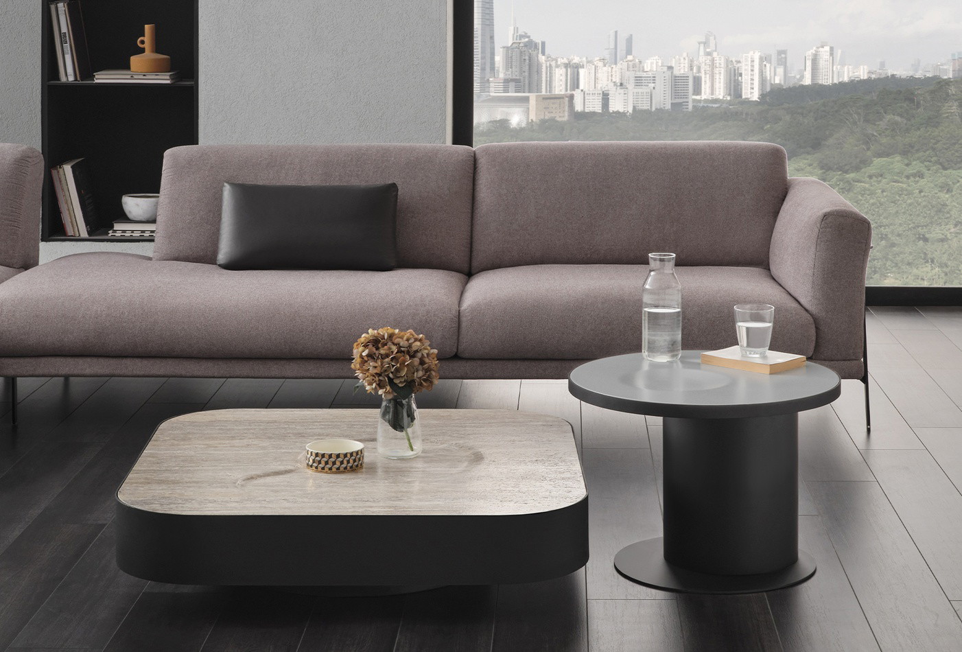 BLOCK SIDE TABLE SILK