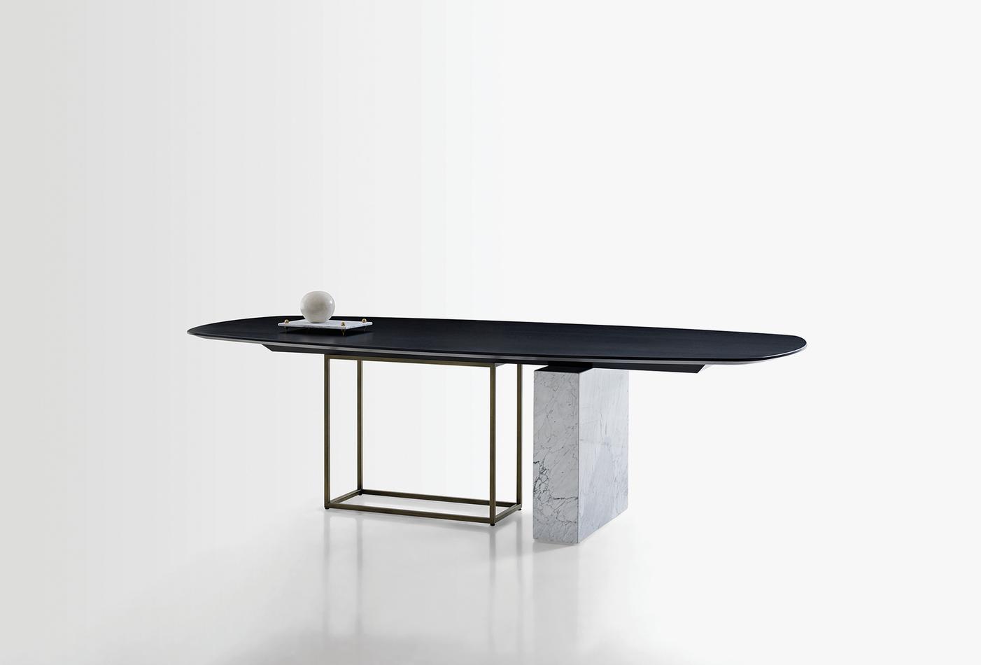 Kartum Dining Table - Marble Leg..
