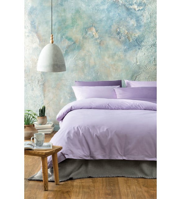 Double Size Noah Rnf Duvet Cover Set (Lilac-Purple)