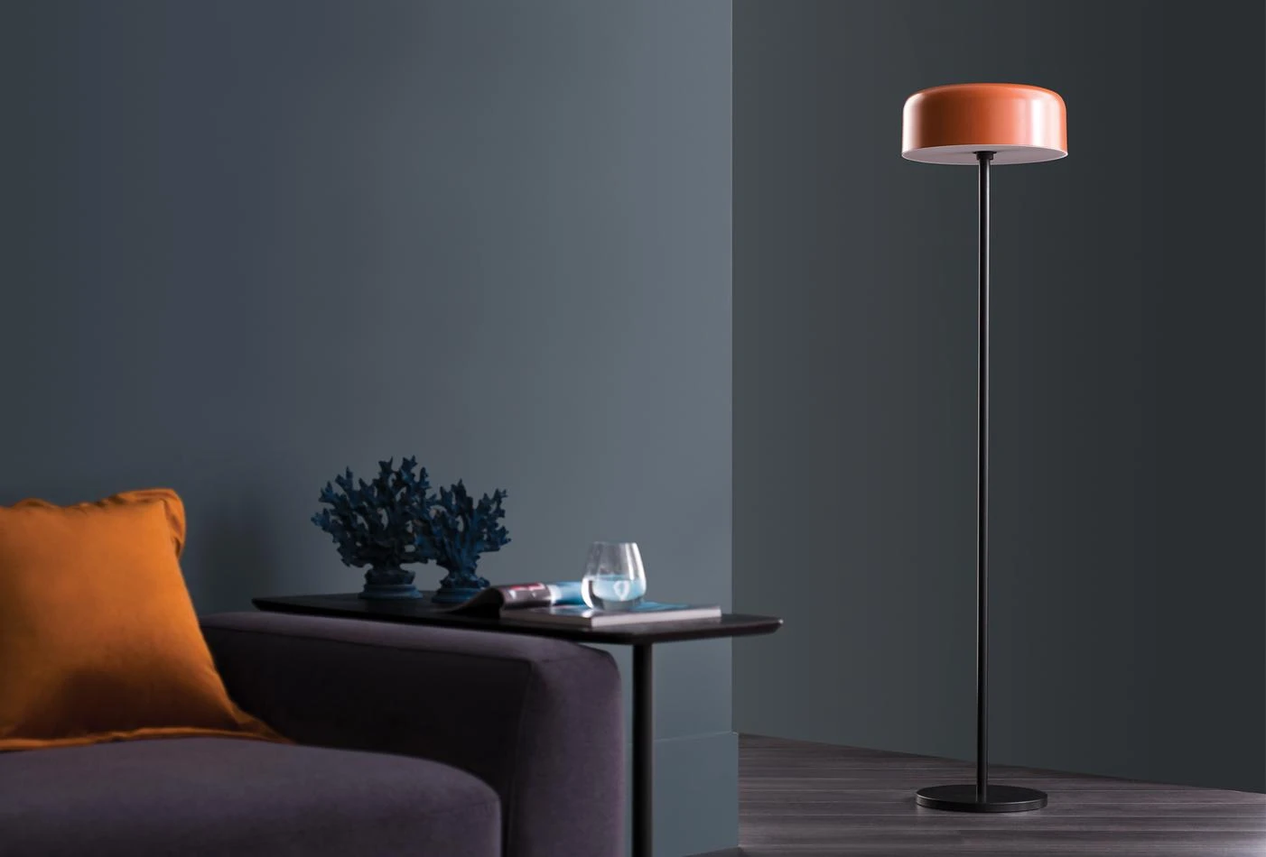 Gio Floor Lamp Orange (160cm)