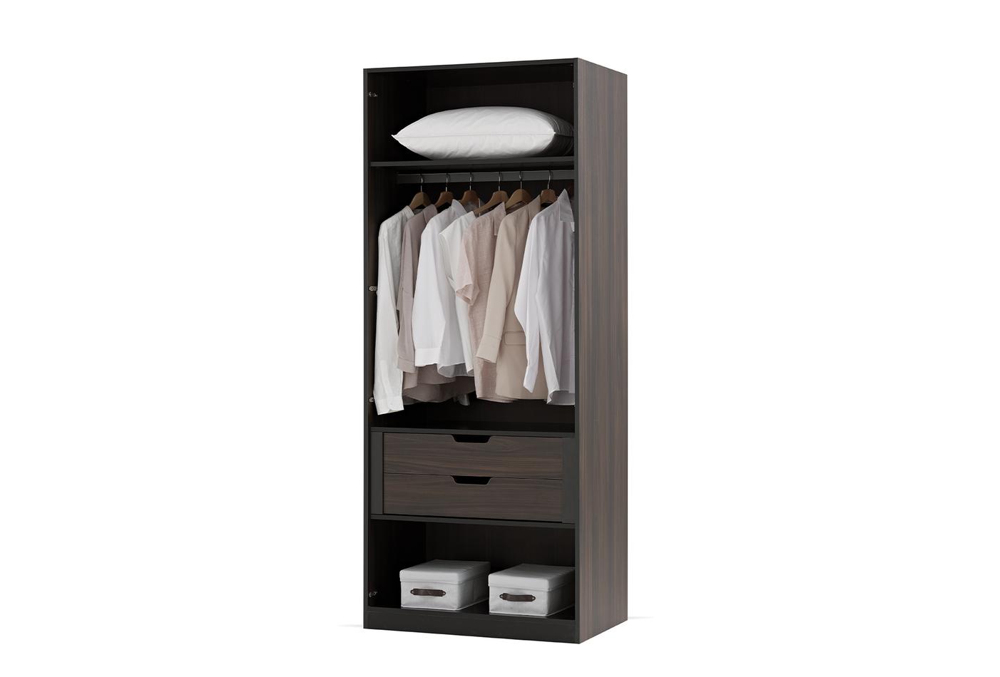 PARMA 2 DOORS GLASS WARDROBE