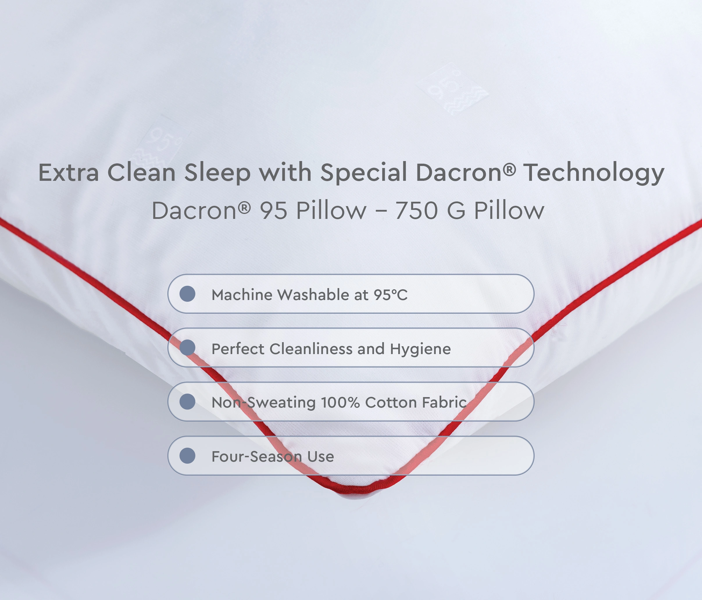 050X070 DACRON 95 PILLOW 750 G - Image 6