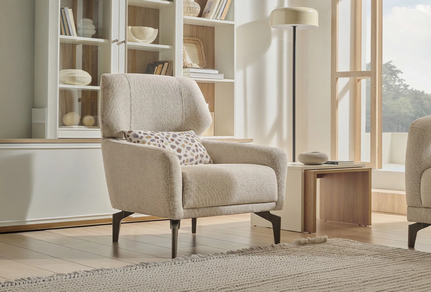 MARSANA ARMCHAIR 2431 GK:71001 BEIGE KRL1:71702 AR:329 - Image 2