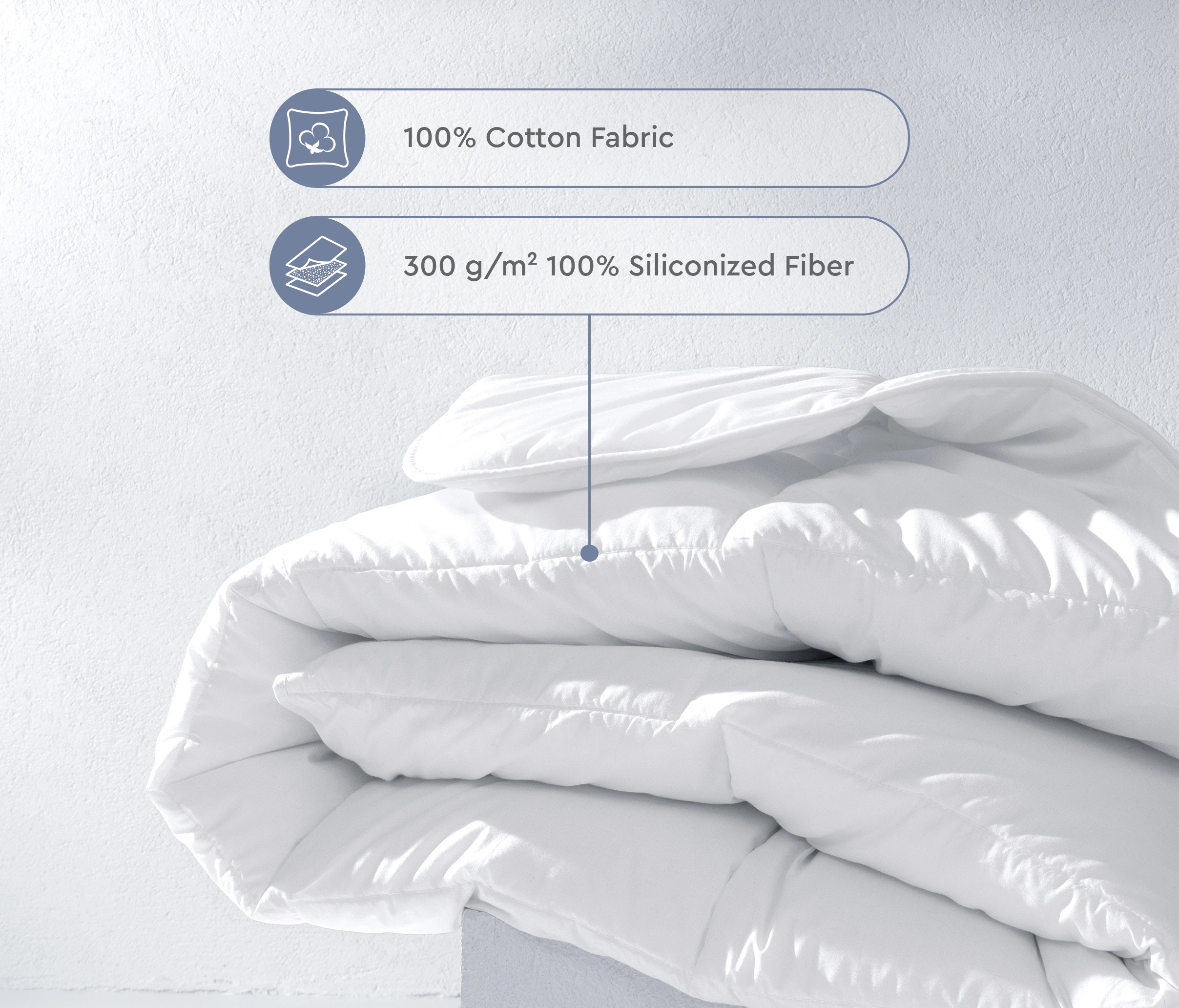 195X215 CORBELL SILICONIZED QUILT - Image 6